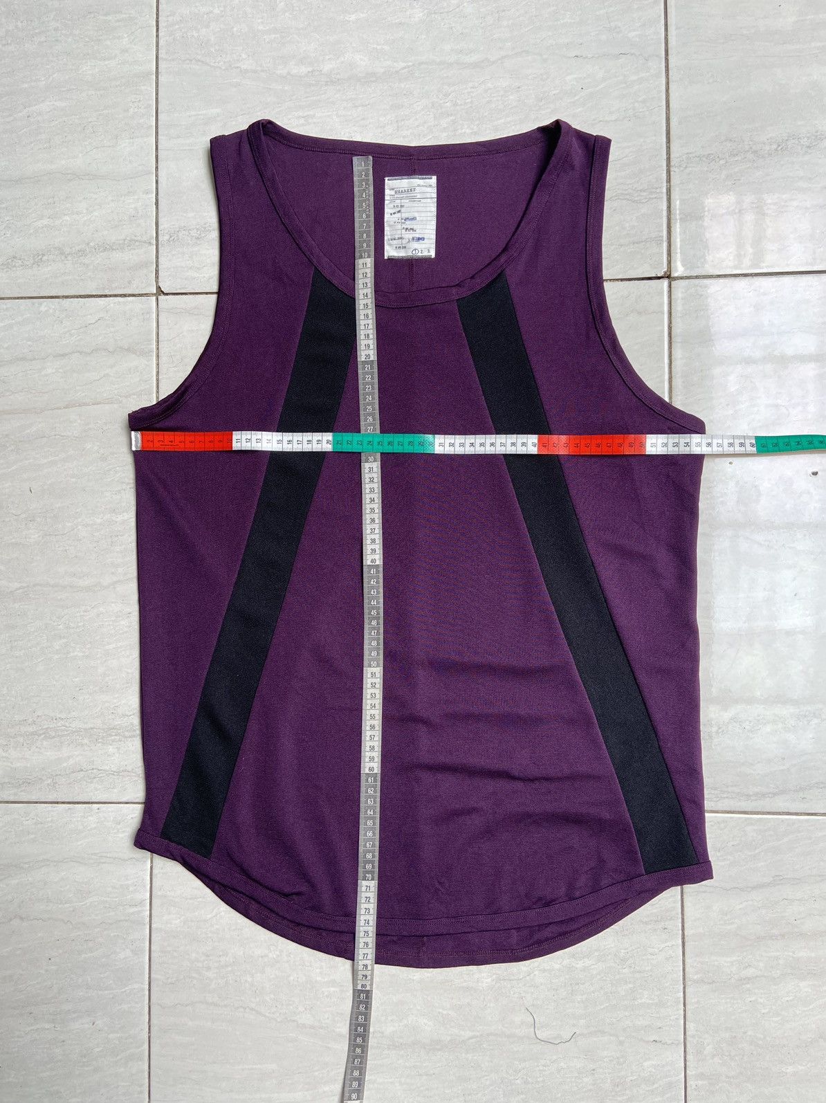 Designer × Japanese Brand × SHAREEF SHAREEF Purple Sleeveless T-shirt Size US M / EU 48-50 / 2 - 6 Thumbnail