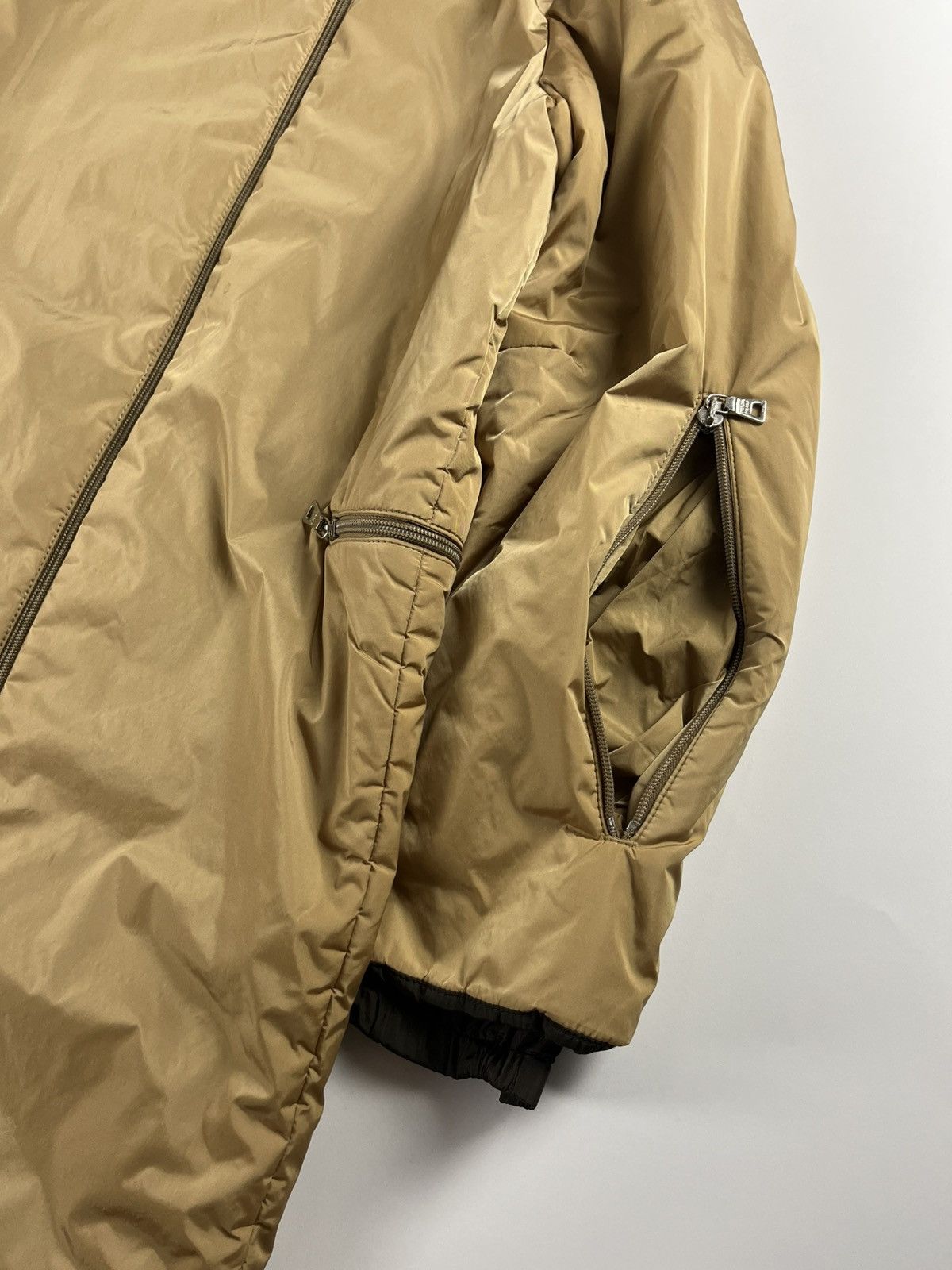 Prada Prada Linea Rossa Camel Asymmetric Zipper Jacket FW 1999 Size M / US 6-8 / IT 42-44 - 5 Thumbnail