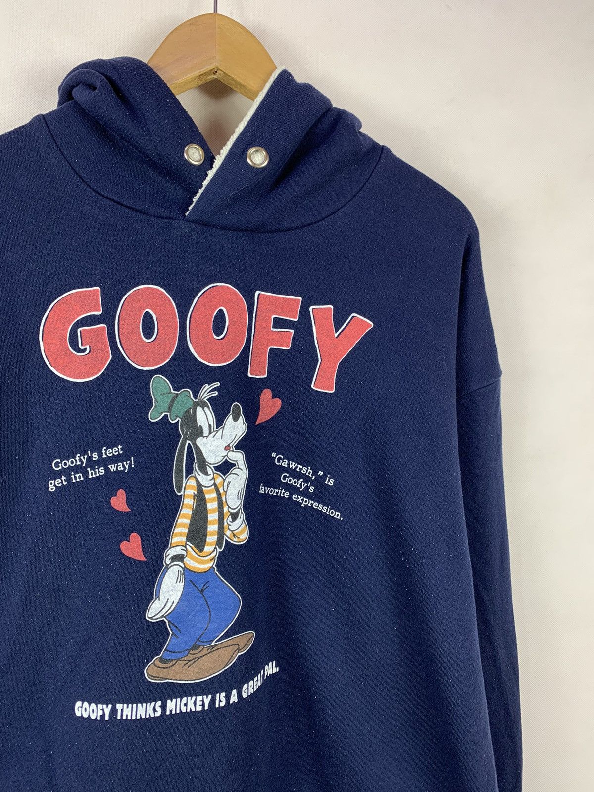 Disney Steals! Goofy Disney Cartoon Pullover Hoodie Sweater Size US L / EU 52-54 / 3 - 2 Thumbnail