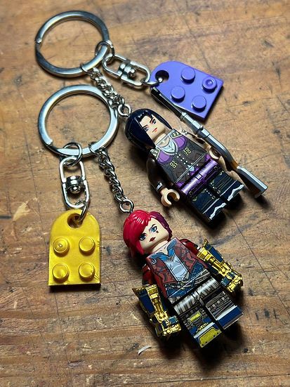 Cartoon Network × Handmade irritated studio arcane caitlyn vi anime keychain minifigure Size ONE SIZE - 4 Thumbnail