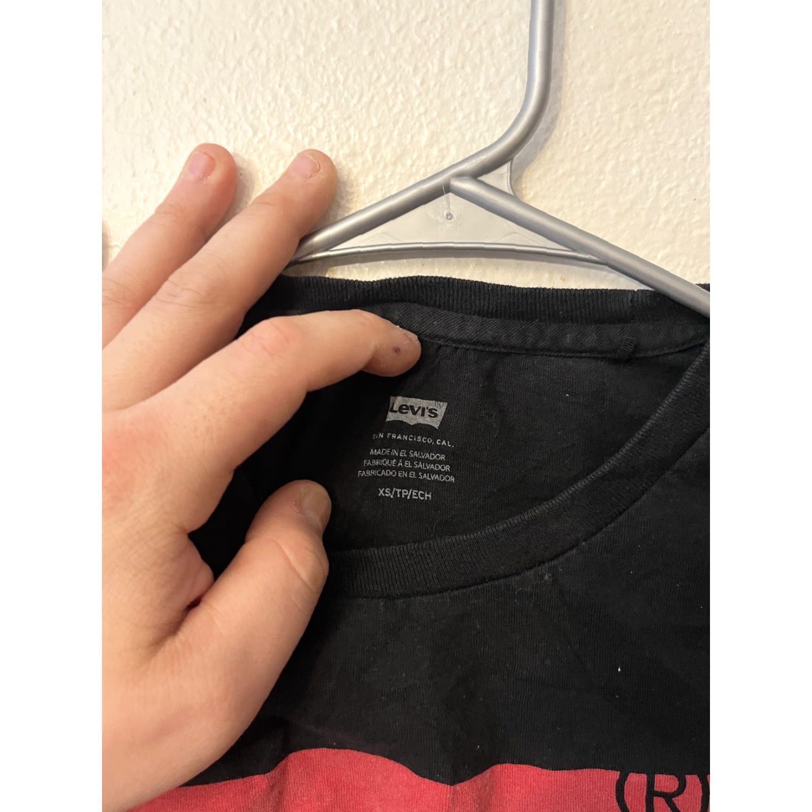 Levi's Levi's Men T-Shirt XS Black Logo Graphic Short Sleeve Crew Neck Tee Size XS / US 0-2 / IT 36-38 - 3 Thumbnail
