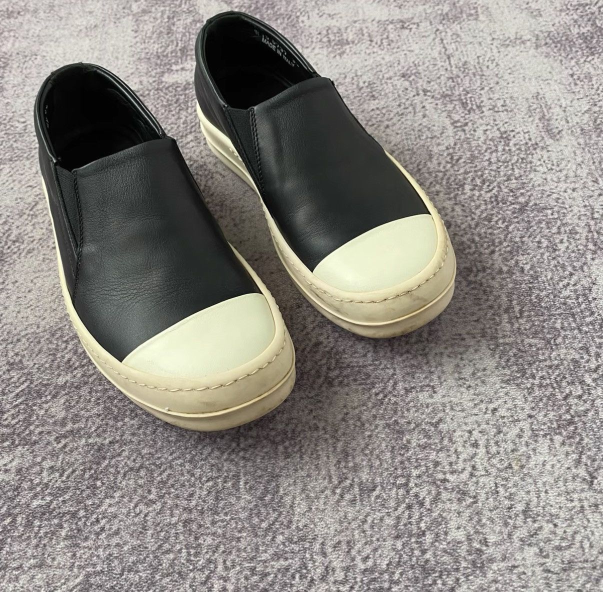 Rick Owens Rick Owens Main Line Low-Top Sneakers Size US 5 / IT 35 - 2 Thumbnail