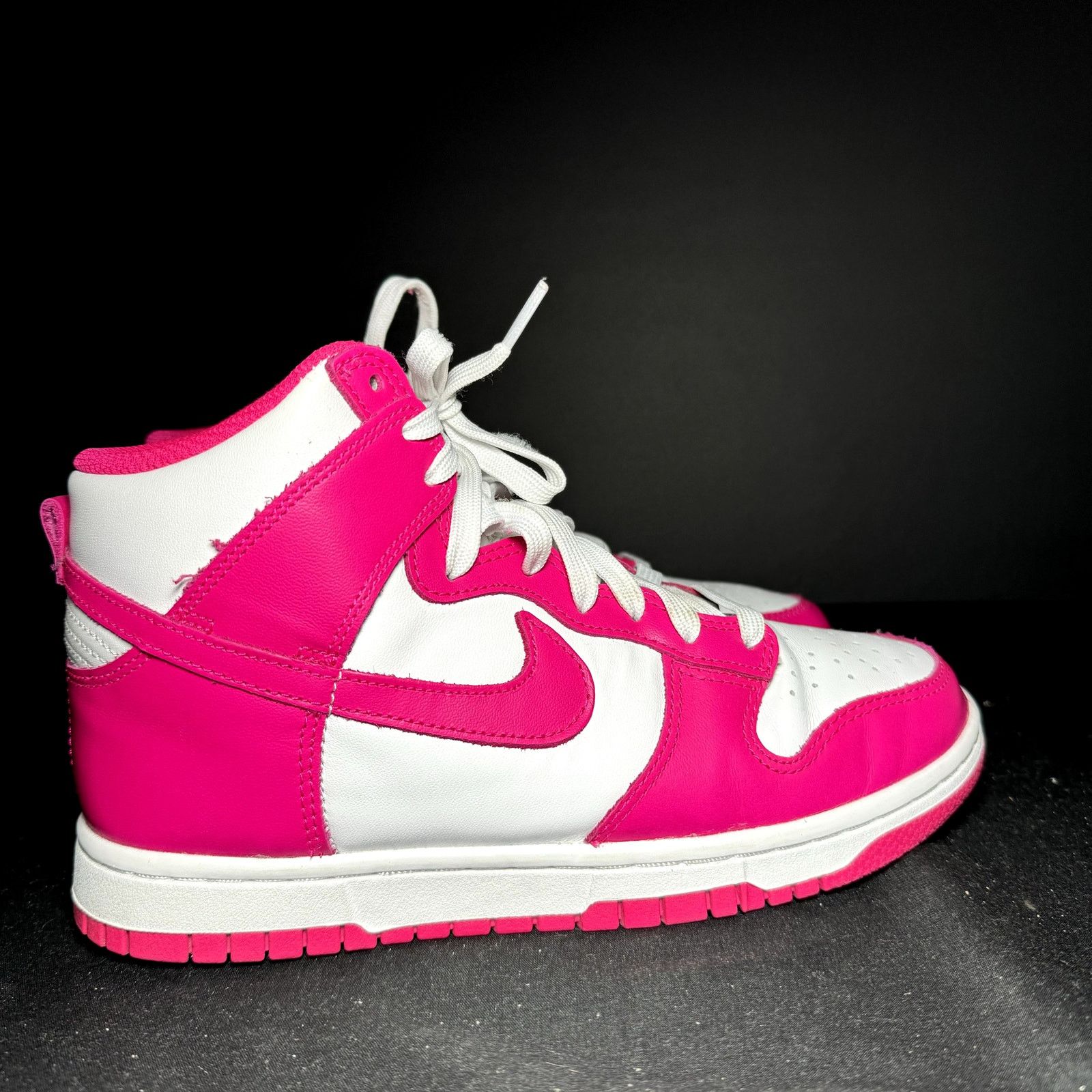 Nike Size 6.5 - Wmns Nike Dunk High Pink Prime Women's Shoes Size US 6.5 / IT 36.5 - 1 Thumbnail