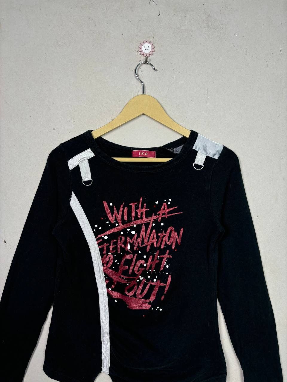 Japanese Brand Vintage J.K.G Japanese Archive Punk Asymmetric Graphic Top M Size M / US 6-8 / IT 42-44 - 3 Thumbnail