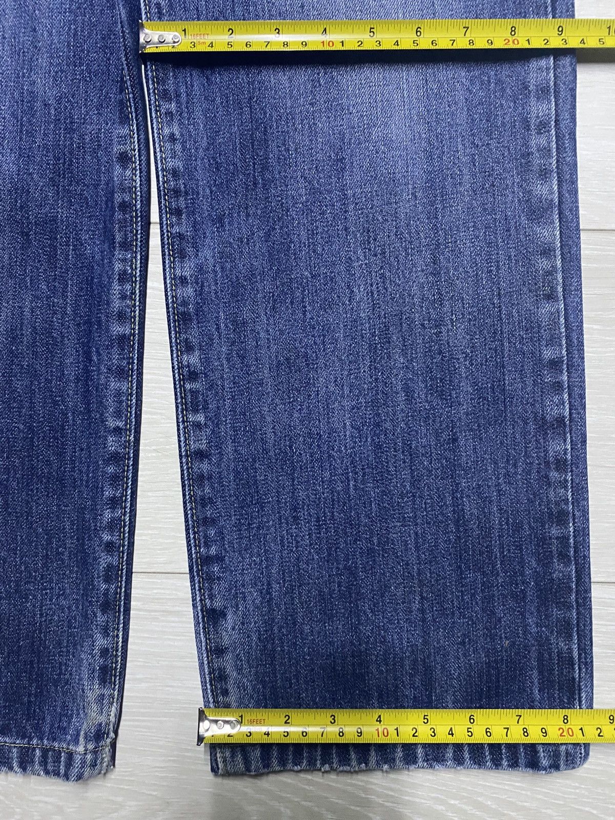 Undercover × Uniqlo Uniqlo S-002 Blue Wash Loose Jeans Size US 32 / EU 48 - 12 Thumbnail