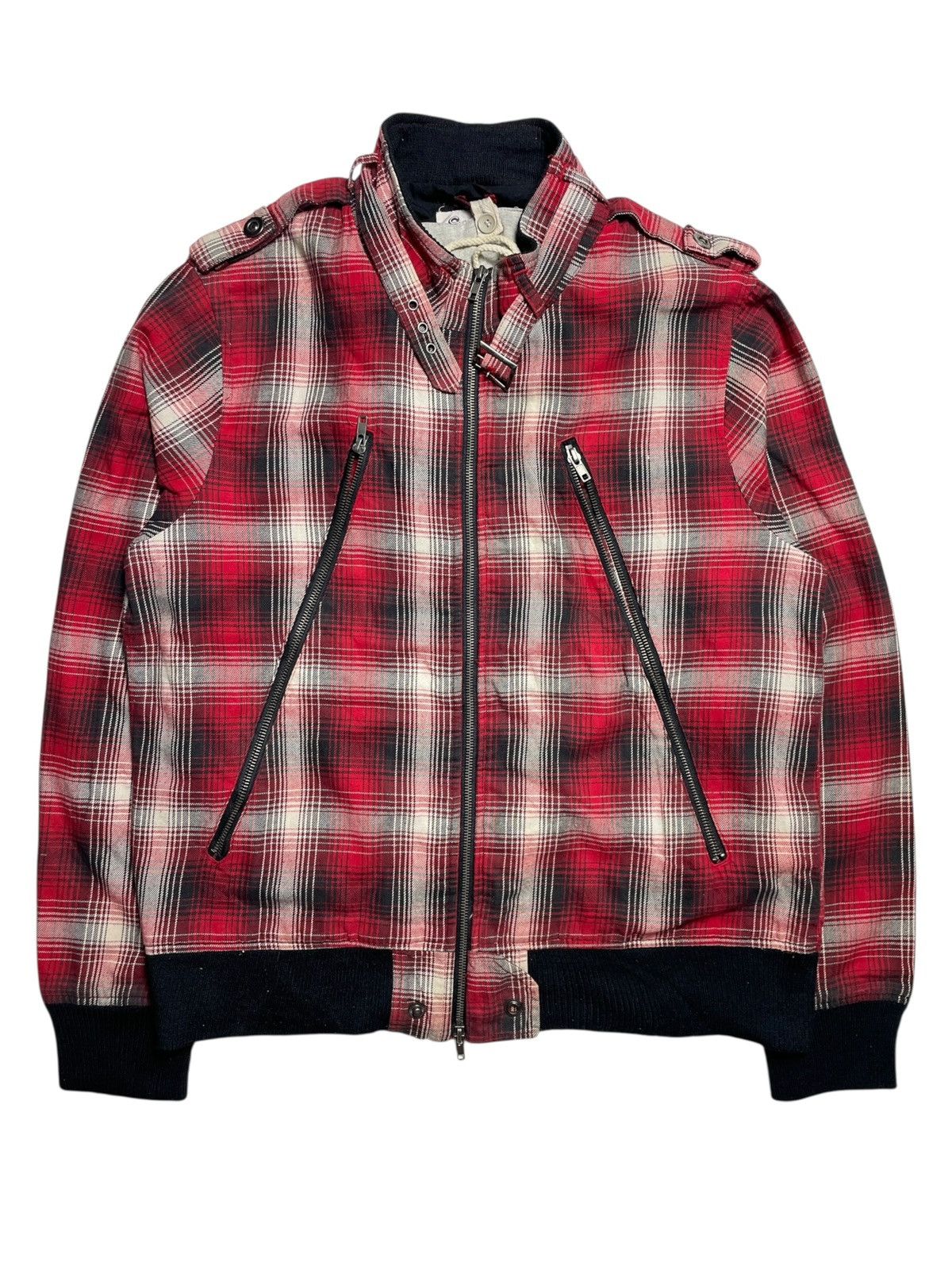 BUFFALO BOBS 2000’s Soves - L.G.B Style Plaid Hooded Jacket Size US XL / EU 56 / 4 - 4 Thumbnail