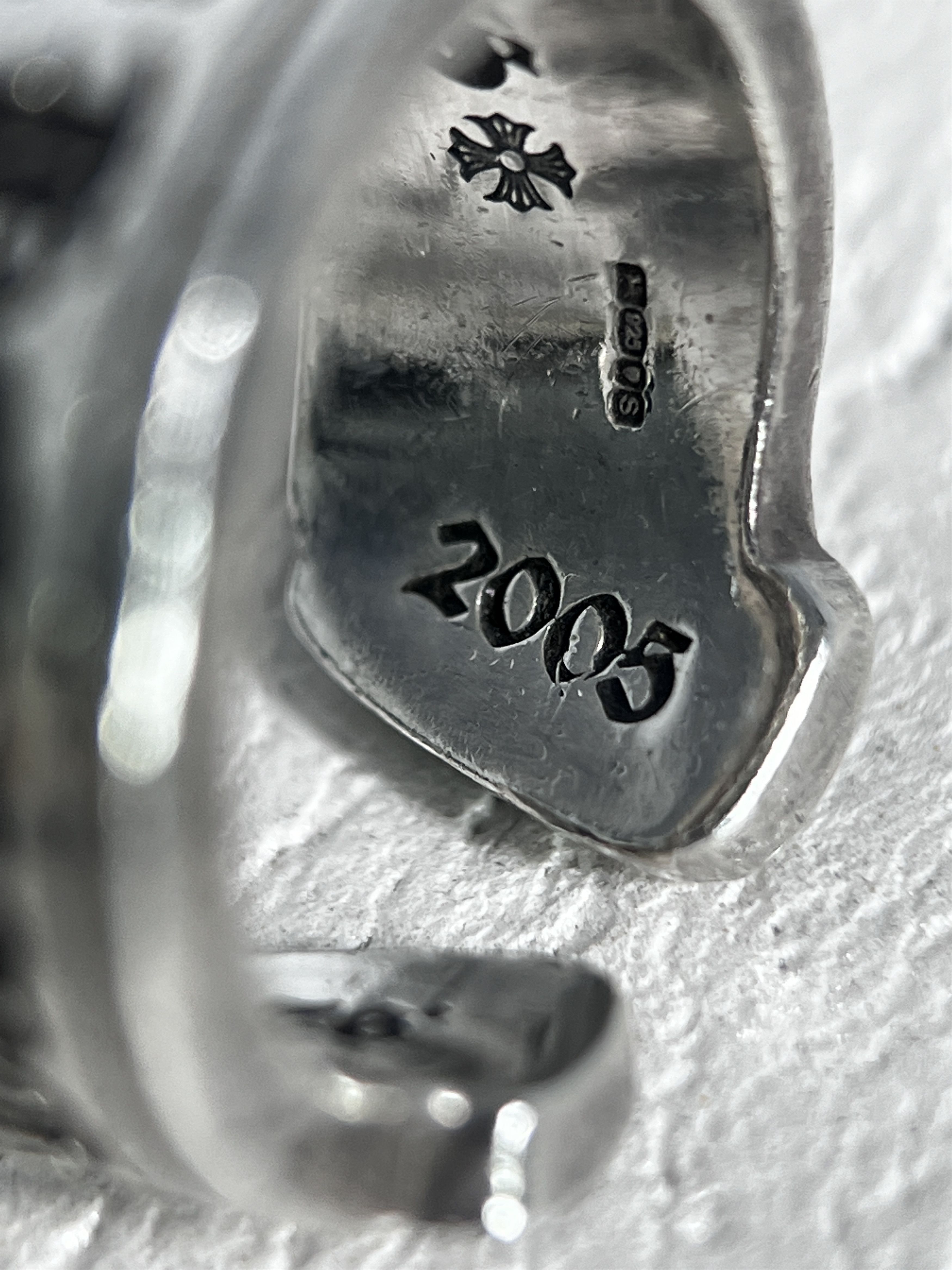 Chrome Hearts Chrome Hearts Scroll Band Ring 925 Sterling Silver Size 7.5 Size ONE SIZE - 11 Thumbnail