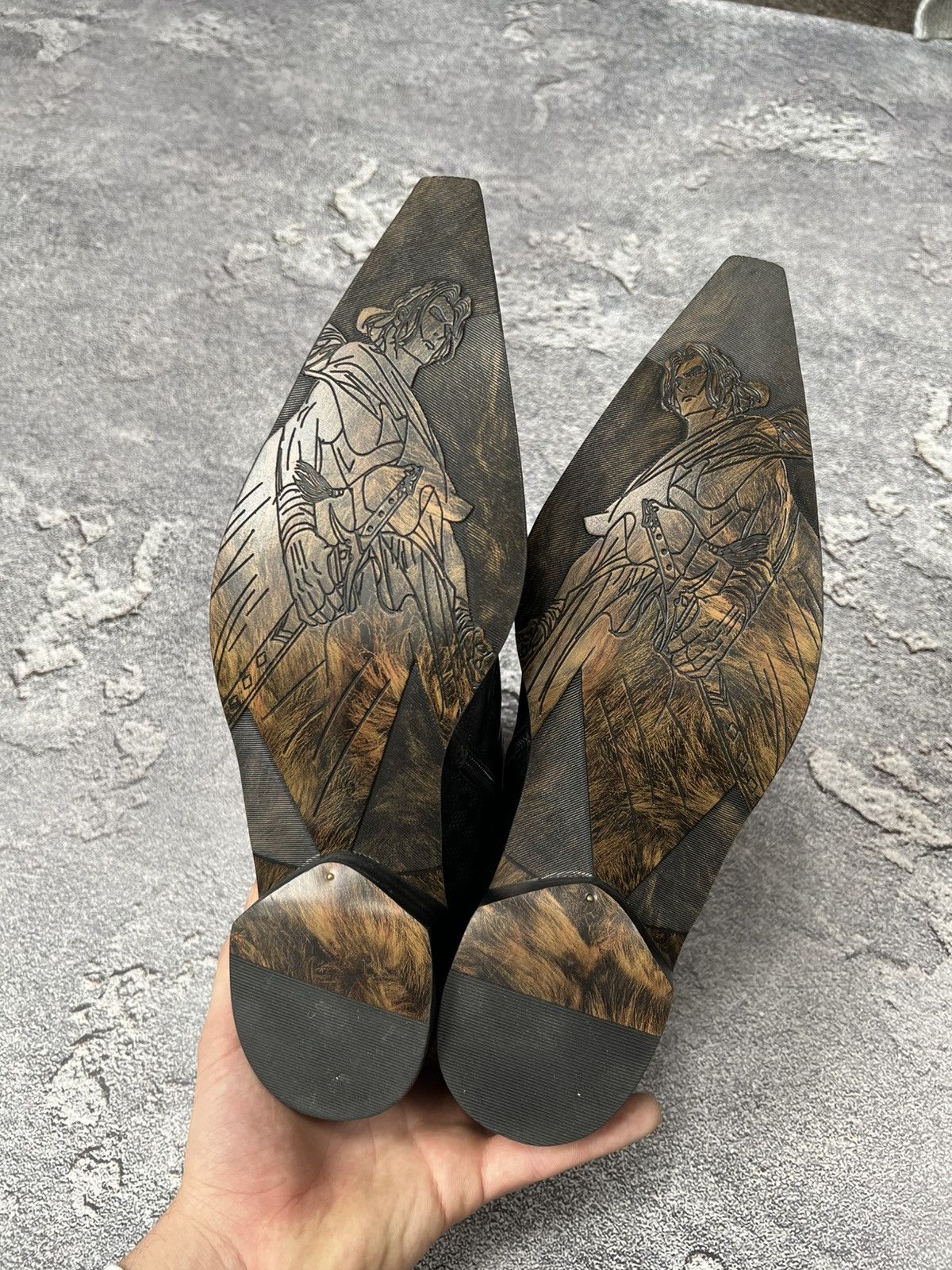 Cowboy Equipment × Handmade × Leather Handmade cowboy boots leather Size US 7 / EU 40 - 10 Thumbnail