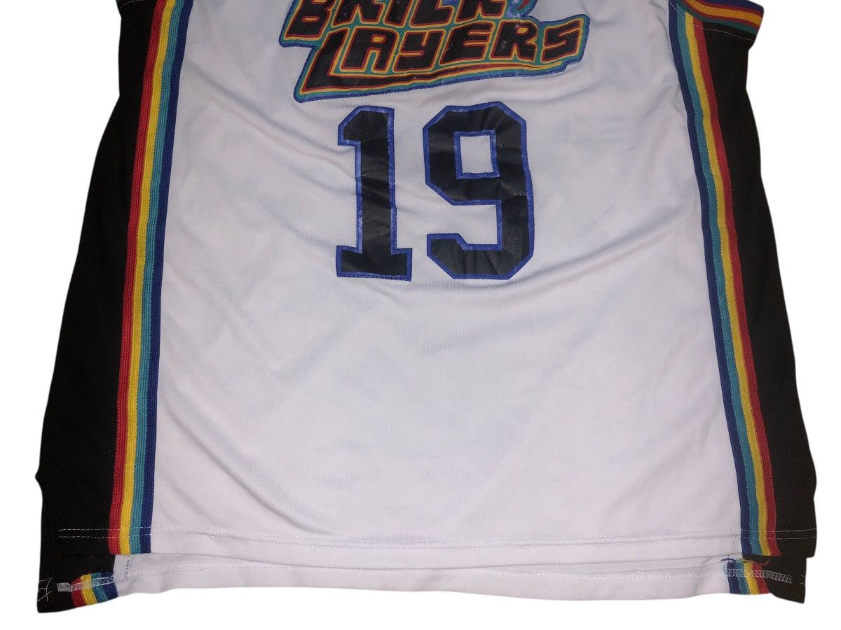NBA MTV AALIYAH 1996 #19 Brick Layers Team MTV Basketball Jersey Size US XXL / EU 58 / 5 - 4 Thumbnail