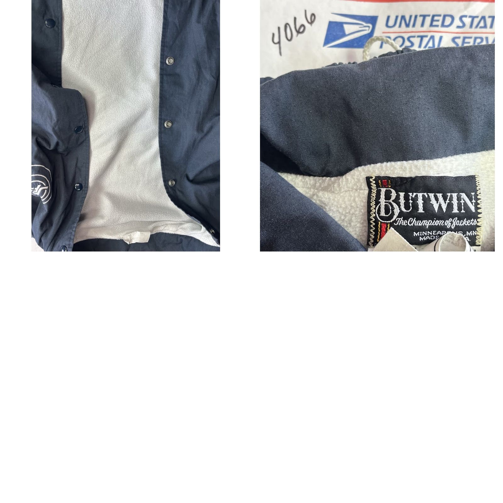 Vintage VINTAGE Butwin Nylon Jacket Button up Lined Blue Men's Size Medium Made in USA Size US M / EU 48-50 / 2 - 8 Thumbnail