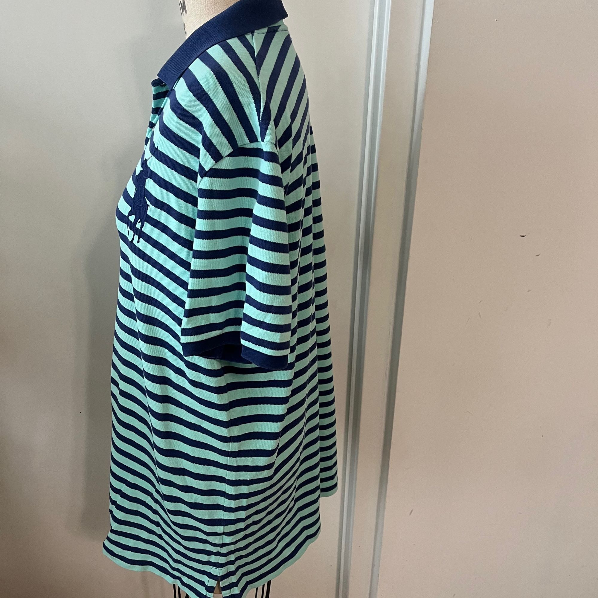Polo Ralph Lauren Vintage POLO RALPH LAUREN Men's Striped Polo Golf Shirt Size Size US XL / EU 56 / 4 - 3 Thumbnail