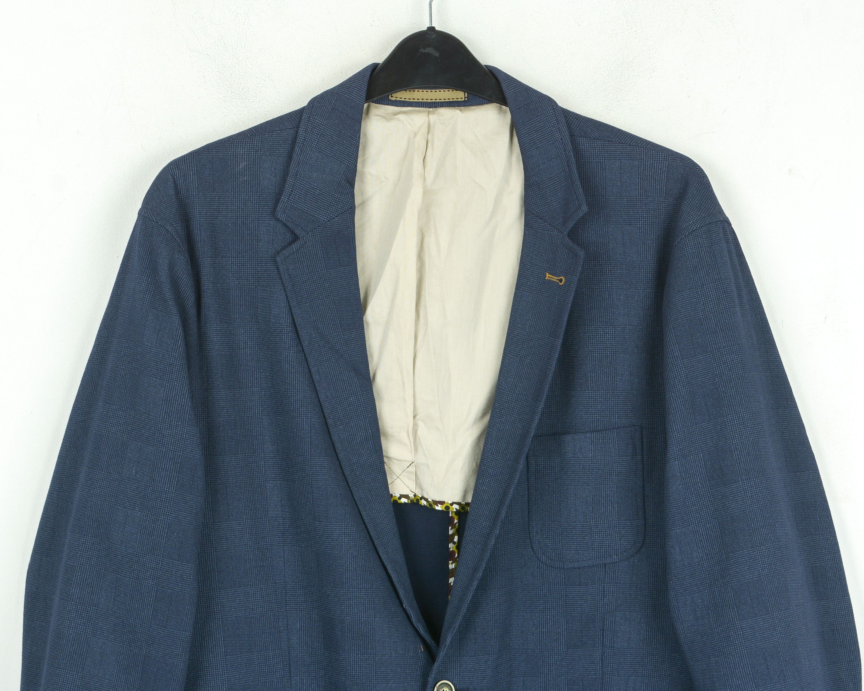 Designer BERTONI Noble Fade Blazer US 48 Jacket Slim EU 58 Coat Size 48R - 2 Thumbnail