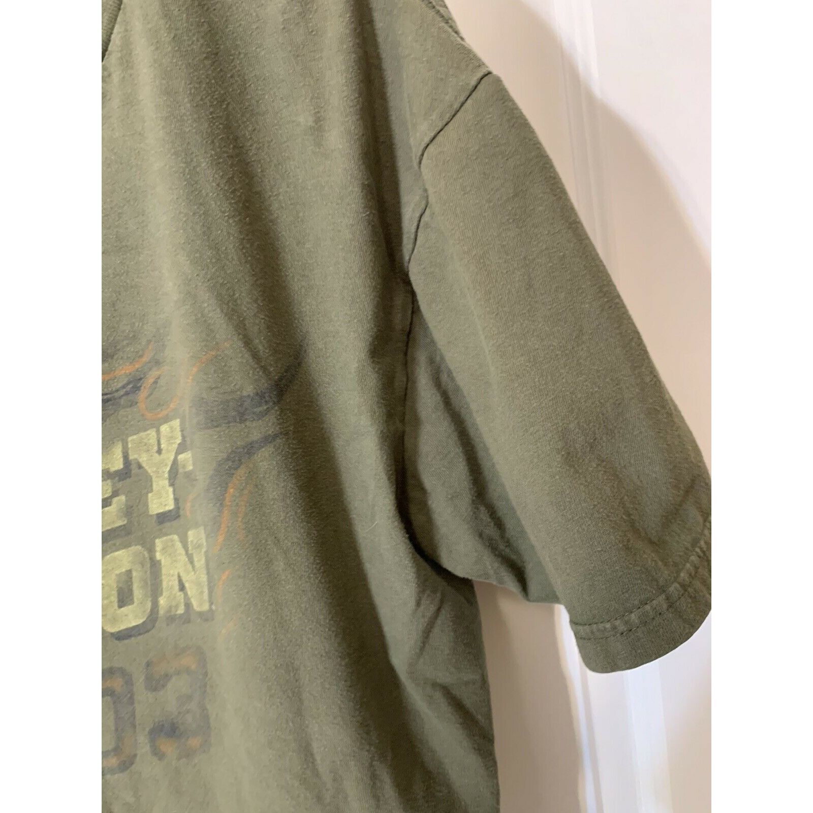 Harley Davidson Vintage Gruene Harley Davidson New Braunfels TX Mens T-Shirt Size US XL / EU 56 / 4 - 5 Thumbnail