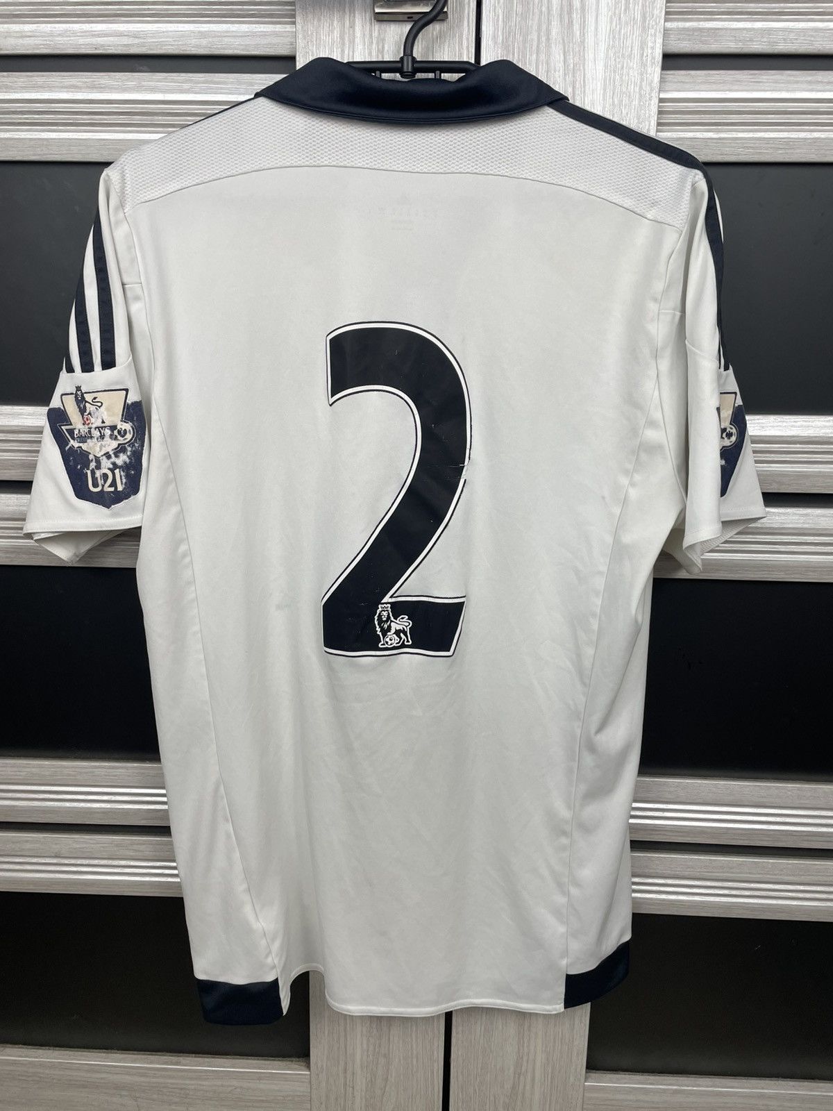Adidas Fulham Adidas #2 2015/2016 U-21 Match Issue Soccer Jersey Size US M / EU 48-50 / 2 - 2 Thumbnail