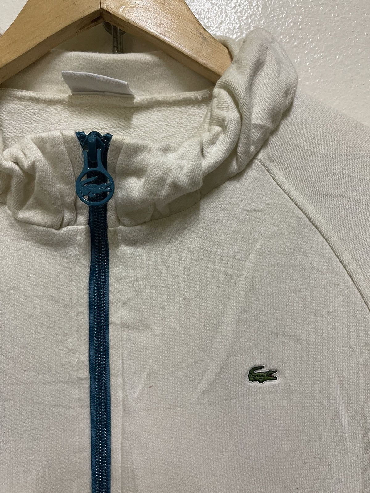 Lacoste Lacoste Zipper Sweater Size M / US 6-8 / IT 42-44 - 7 Thumbnail