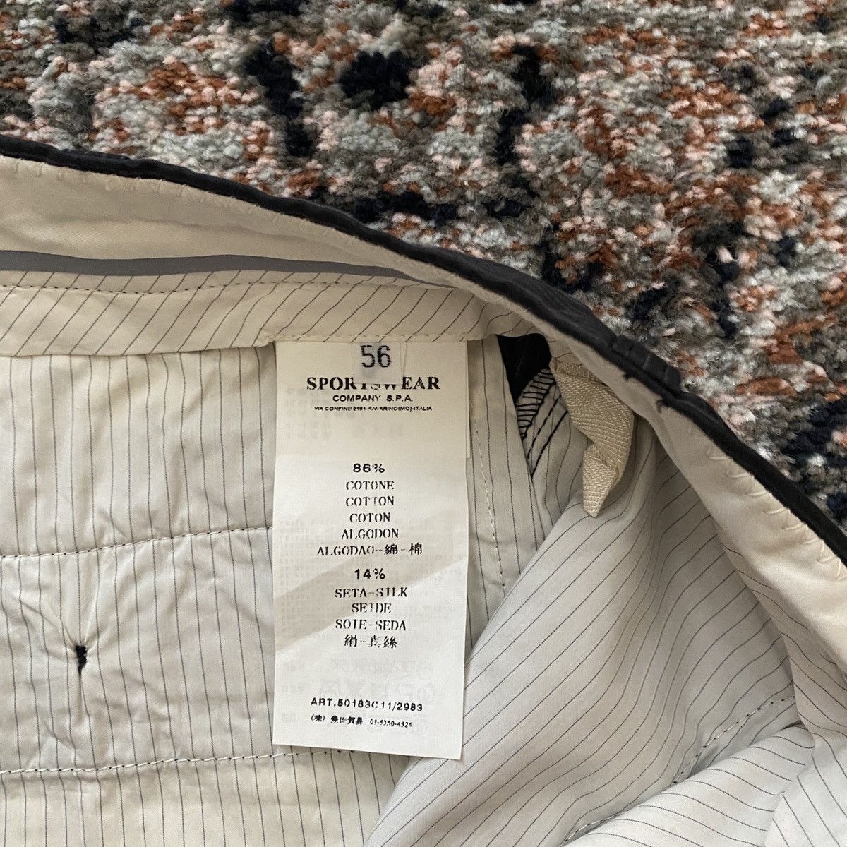 C.P. Company × Massimo Osti CP Company Striped Dress Pants Size US 38 / EU 54 - 5 Thumbnail