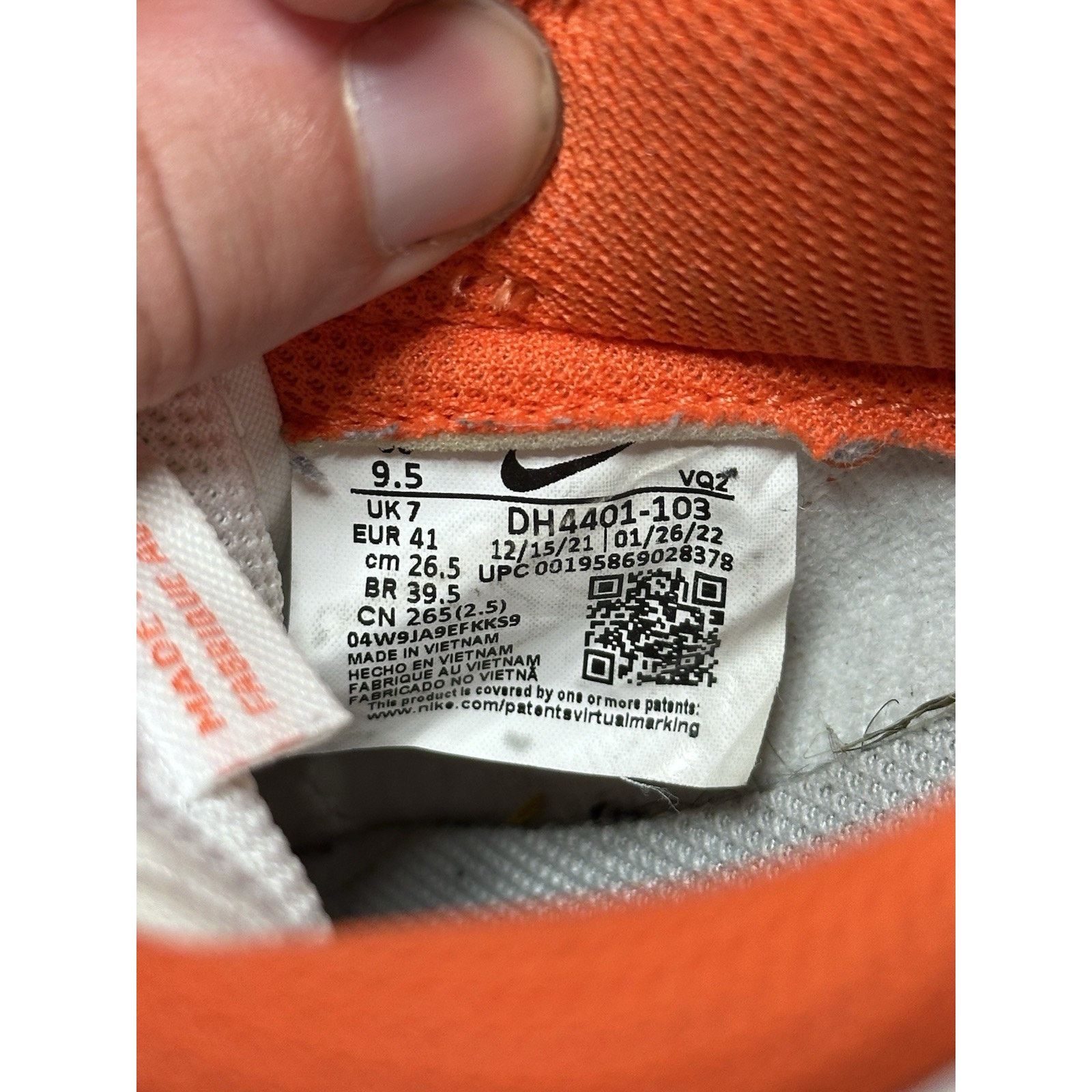 Nike Nike Dunk Low Orange Paisley W - Size 9.5w/8m Size US 9.5 / IT 39.5 - 7 Thumbnail