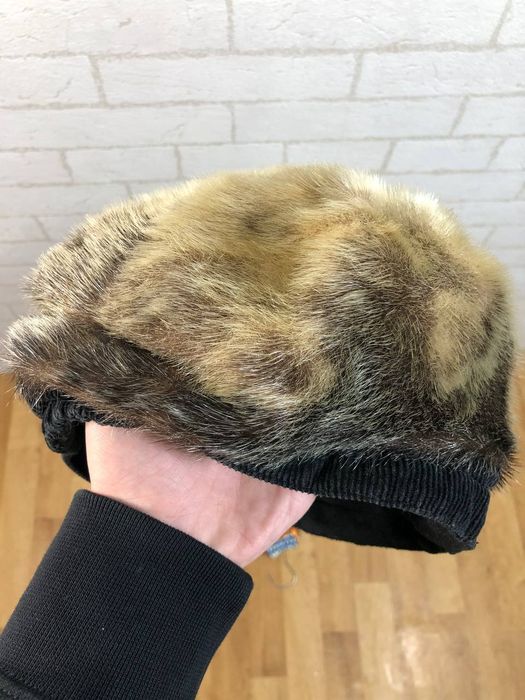 Barbour Y2K Vintage fuzzy mohair Japanese ushanka hat avant garde | Grailed