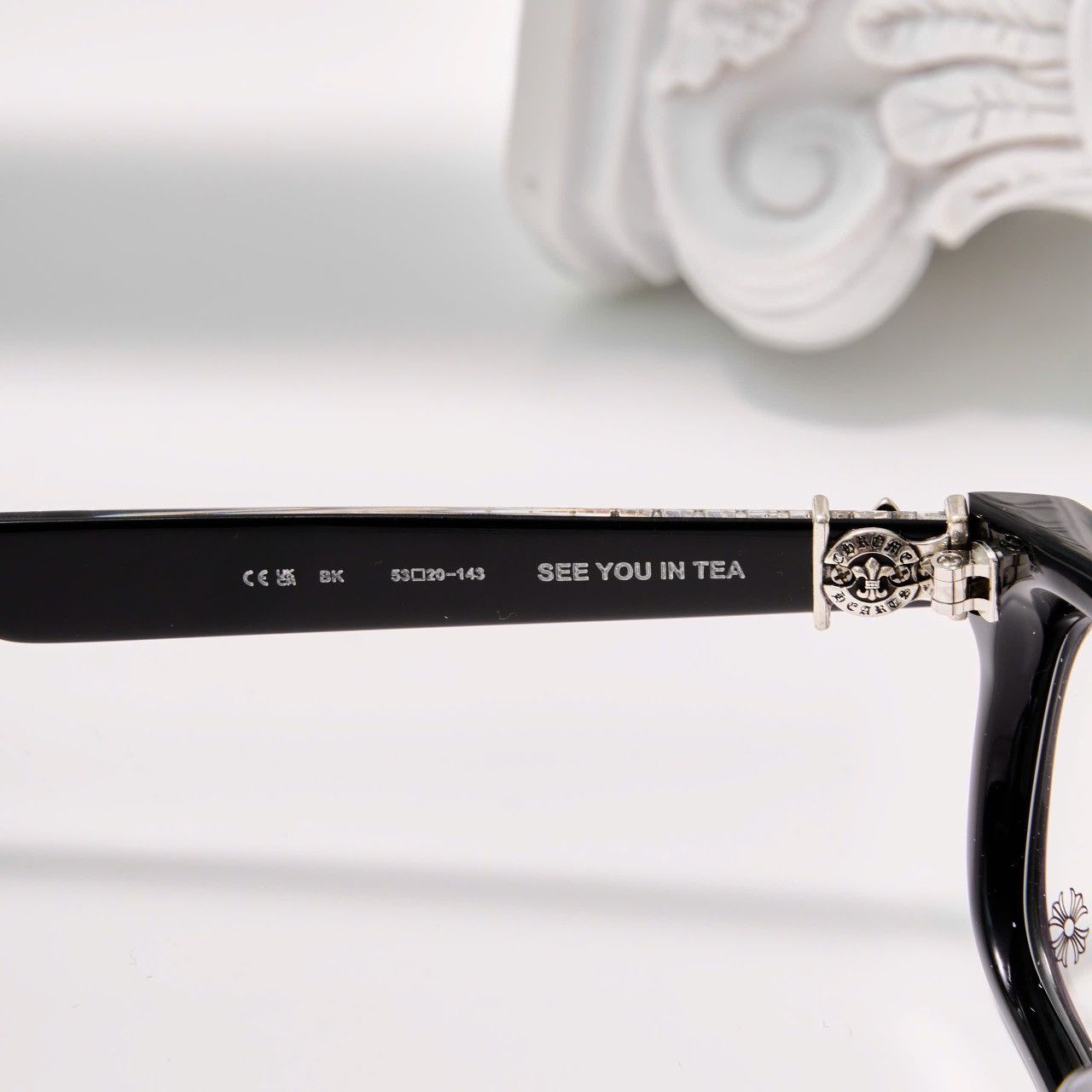 Chrome Hearts CHROME HEARTS SEE YOU IN TEA BLACK GLASSES Size ONE SIZE - 5 Thumbnail