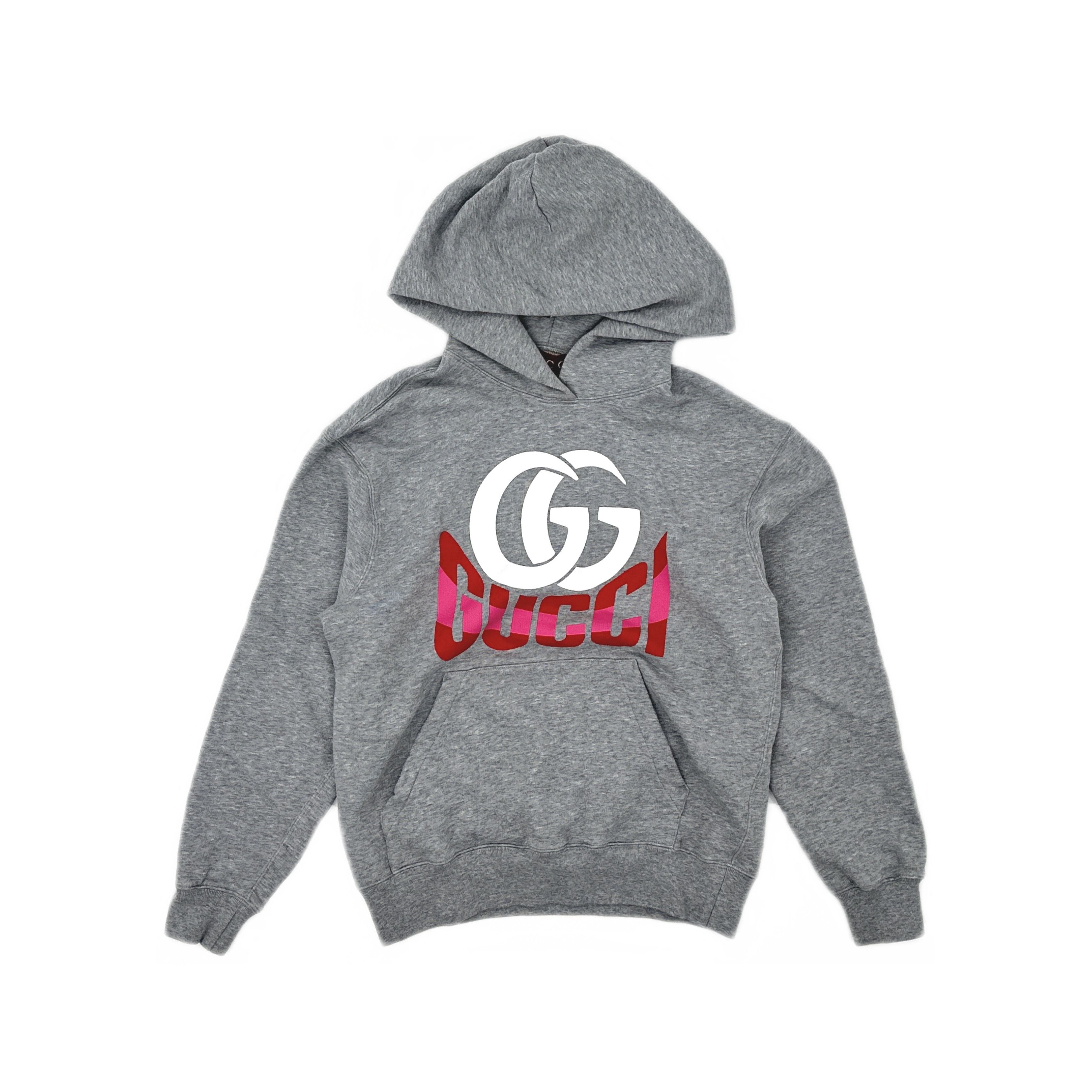 Gucci Gucci Logo Print Hoodie Size XXS Size XXS / US 00 / IT 34 - 1 Thumbnail