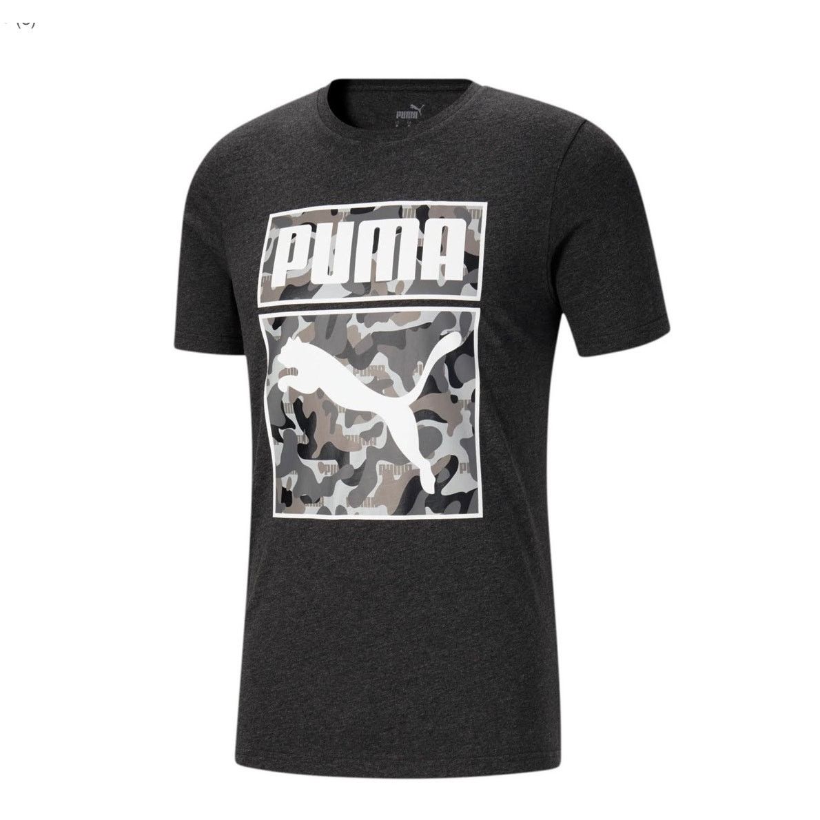 Puma Puma One Shot Camo Crew Neck Short Sleeve T-Shirt Size US M / EU 48-50 / 2 - 1 Thumbnail