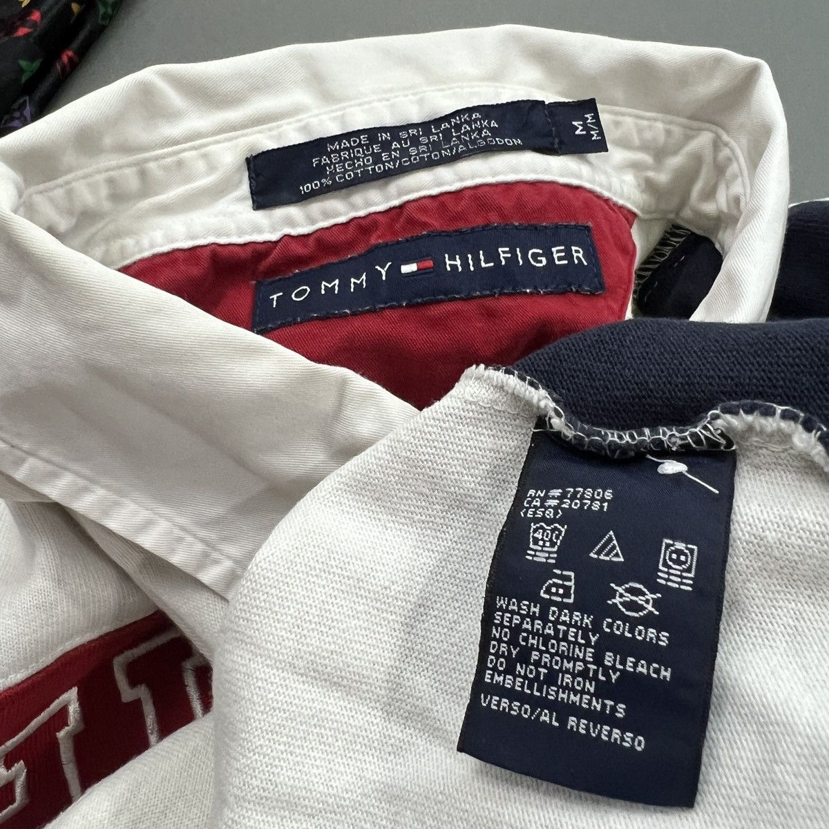Tommy Hilfiger Rare Color Blocked Tommy Hilfiger Long Sleeve Polo Shirt Size US M / EU 48-50 / 2 - 9 Thumbnail