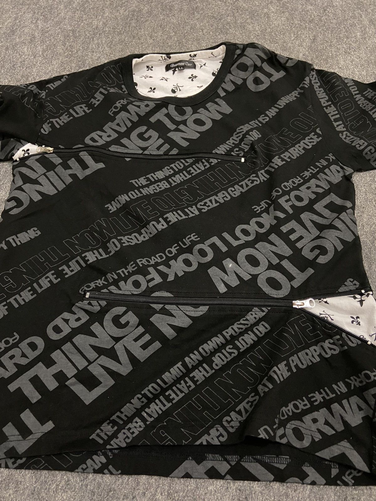 If Six Was Nine × Japanese Brand Beaumont carr punk t-shirt with zipper Size US L / EU 52-54 / 3 - 4 Thumbnail