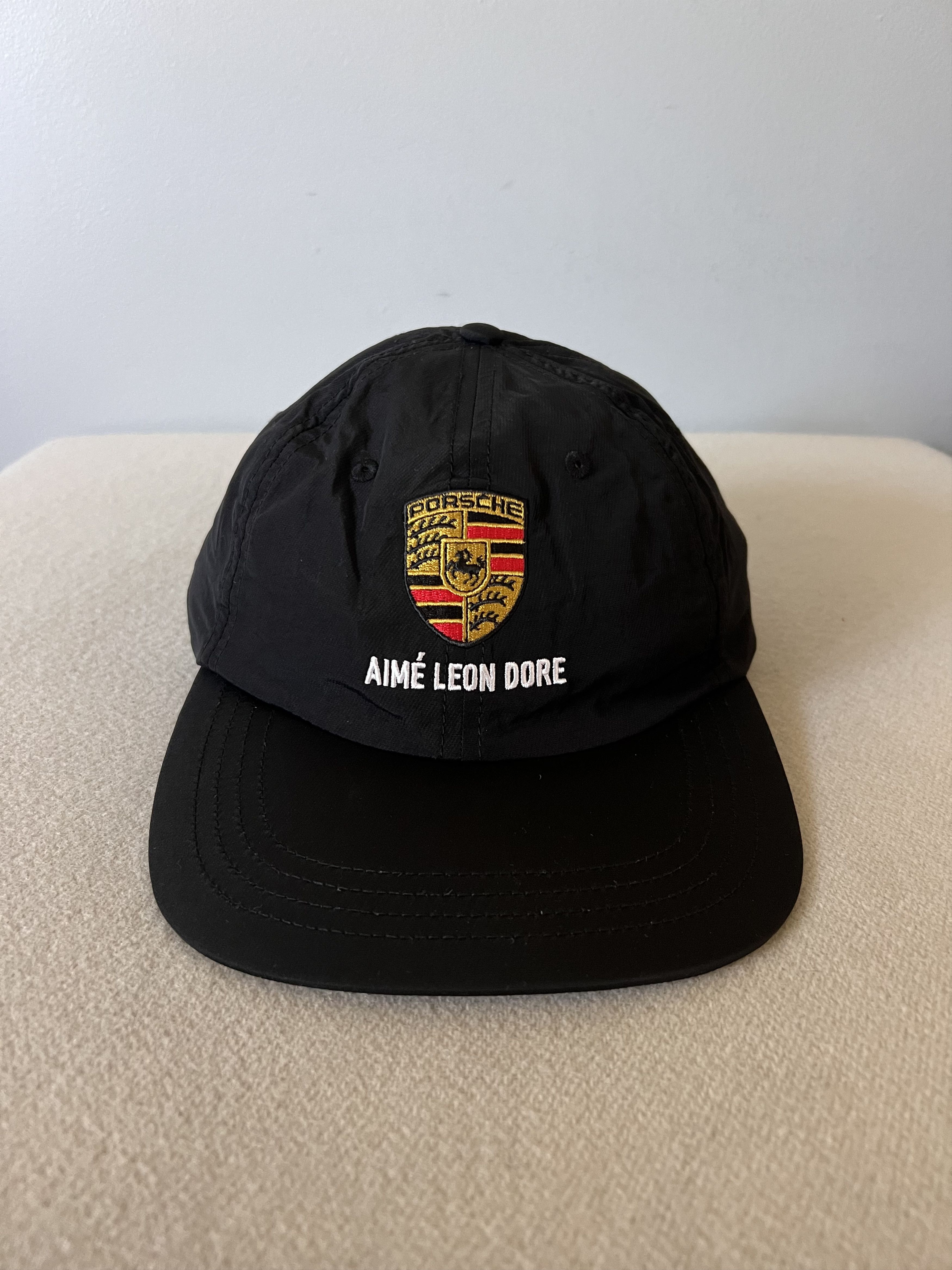 Aime Leon Dore Nylon Script Hat - Black | Grailed