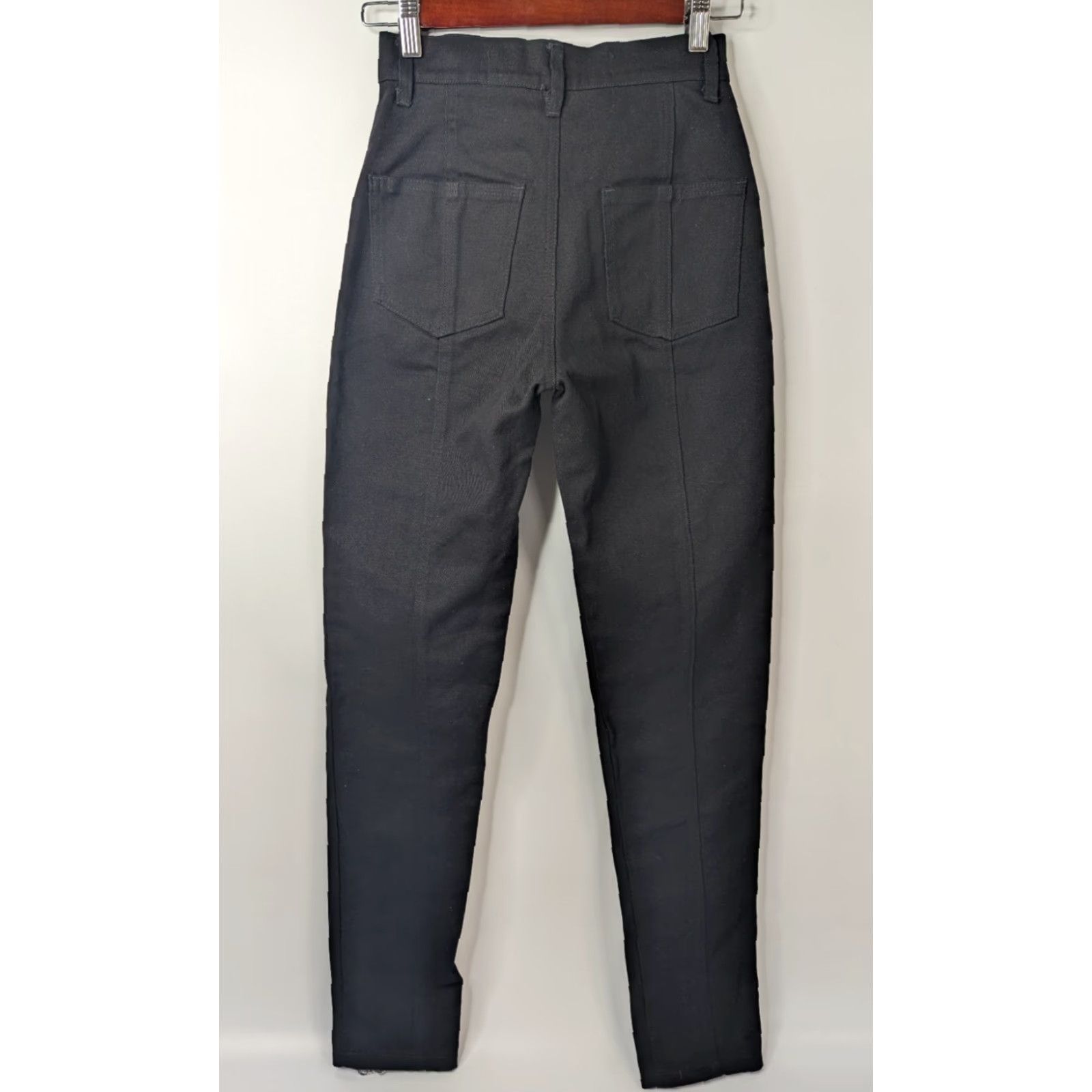 Vintage Brashy Studios Full Leg Zip Pants XS Black Women Pants Limited Edition Read (Brand: Brashy Studios) Size 26" / US 2 / IT 38 - 6 Thumbnail