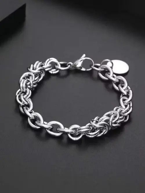 Jewelry × Vintage Silver Charm Bracelet Size ONE SIZE - 1 Preview