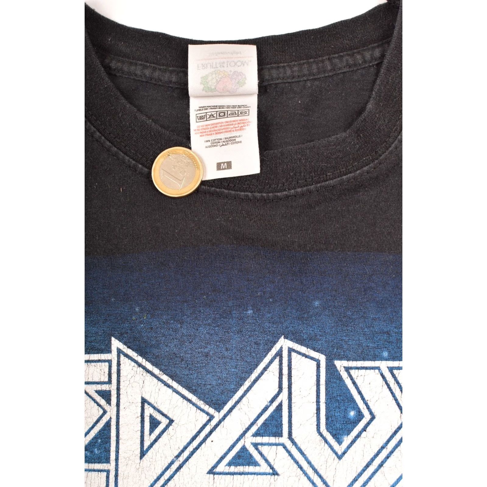 Fruit Of The Loom Fruit of the Loom Edguy Space Police World Tour 2014 T-Shirt Tee, Size M, Black, Men, 100% Cotton, Vintage? Size US M / EU 48-50 / 2 - 5 Thumbnail