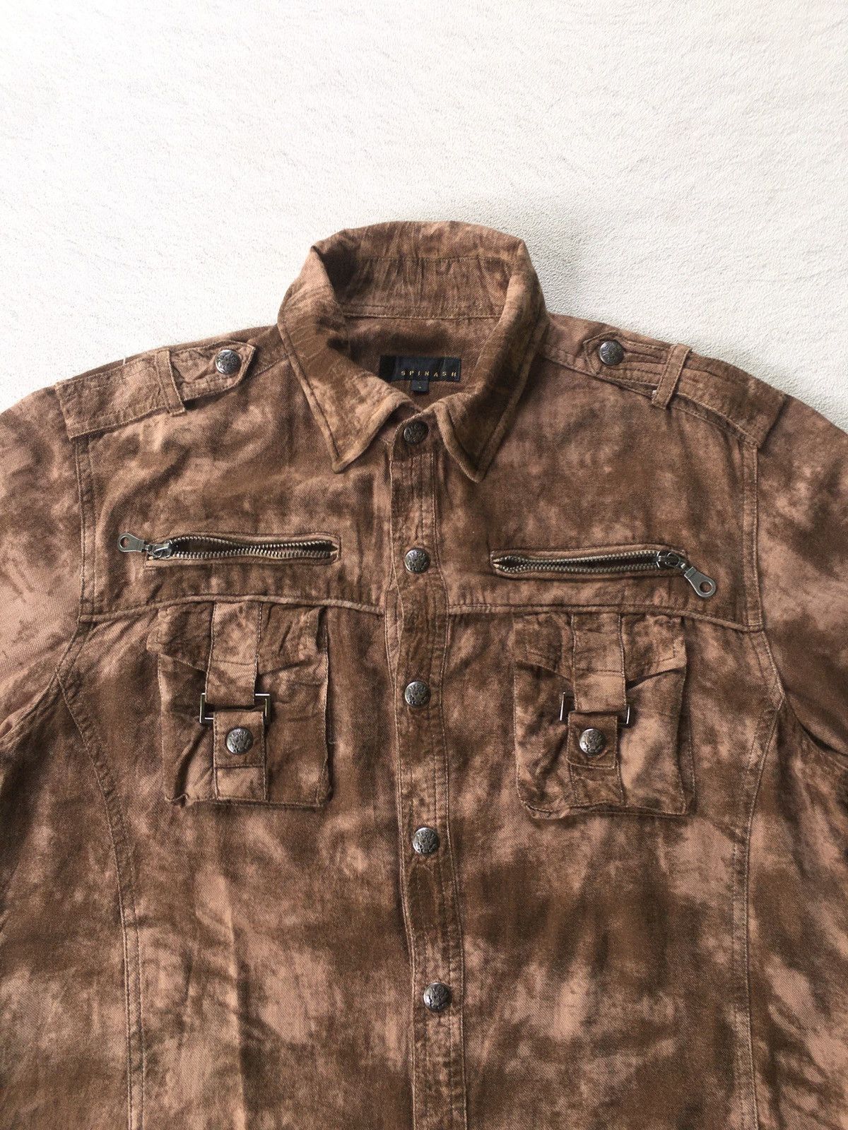 Japanese Brand 2000s Spinash Button Shirt Size US L / EU 52-54 / 3 - 2 Thumbnail