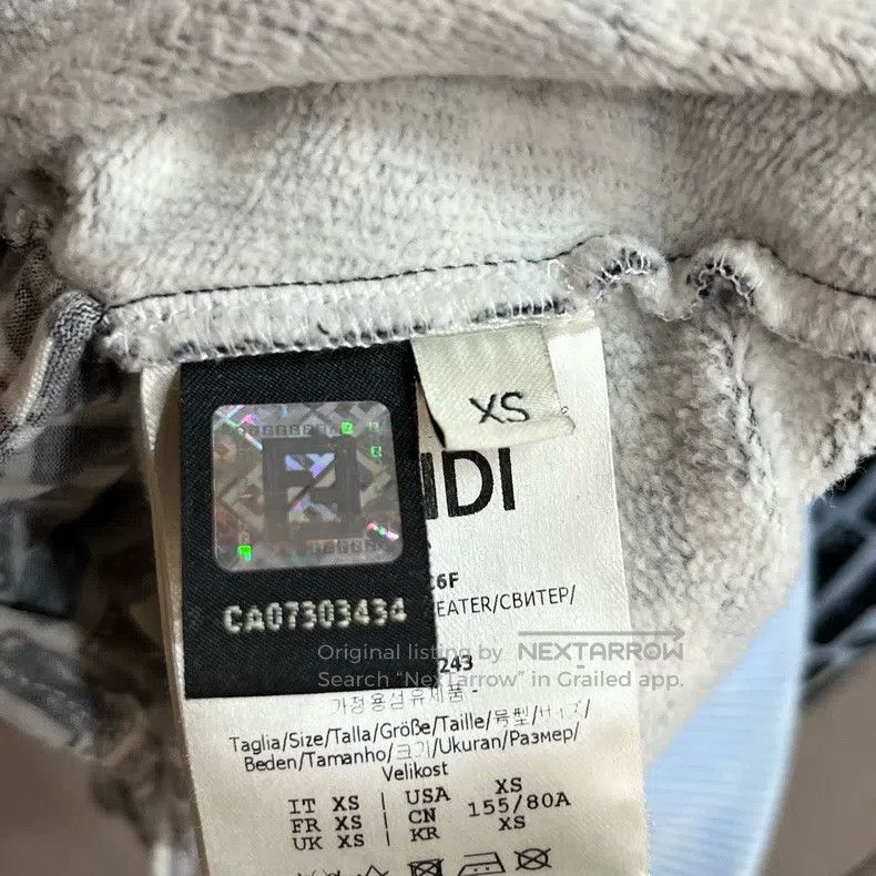 Fendi Fendi California Sky Camo Print Hooded Sweatshirt Size XS / US 0-2 / IT 36-38 - 7 Thumbnail