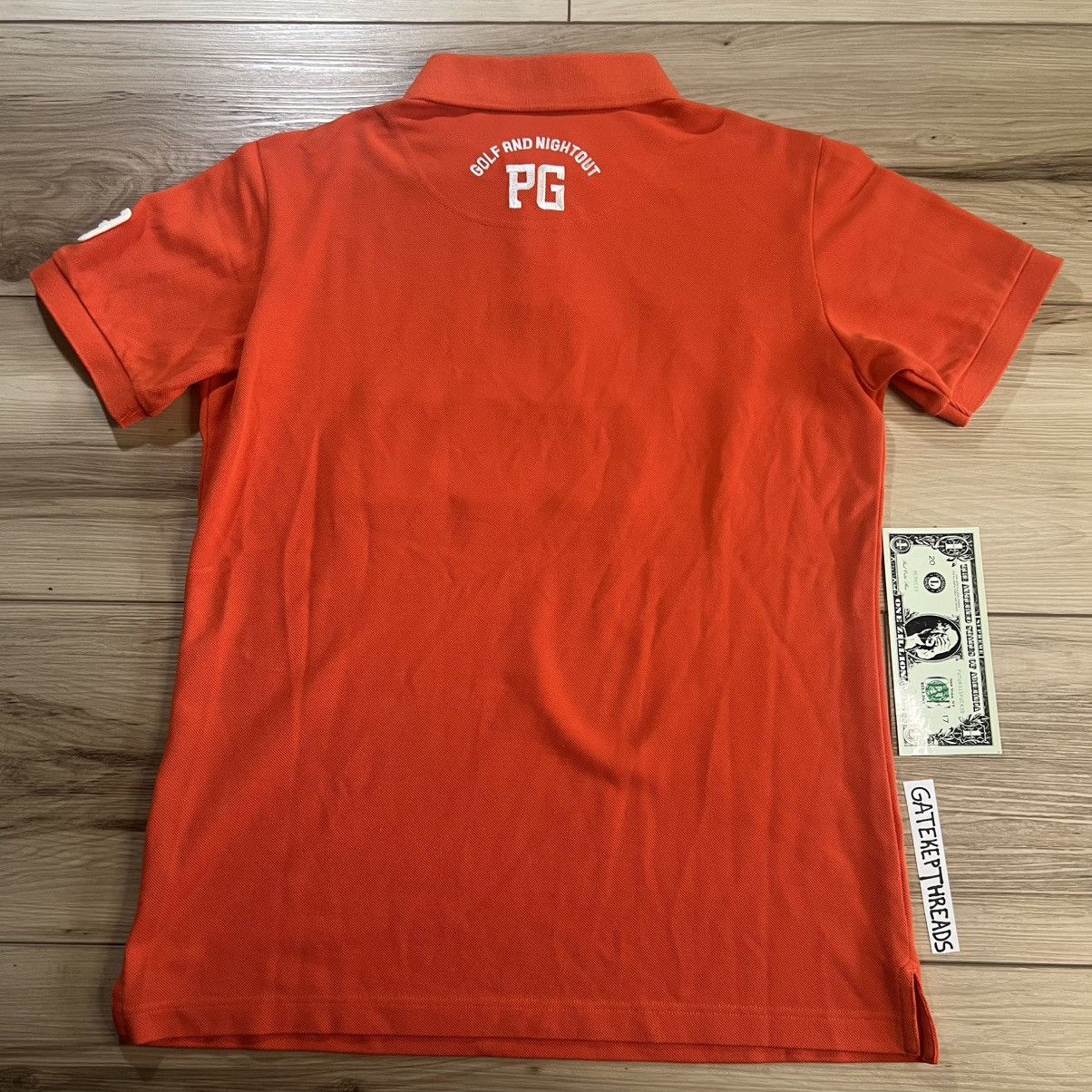 Other Pearly Gates Japan Golf Polo Shirt Orange “Play Well” Size US S / EU 44-46 / 1 - 6 Thumbnail