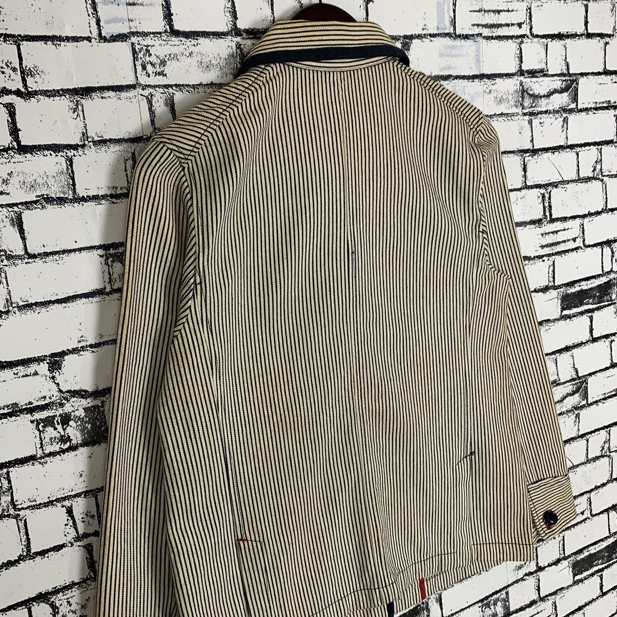 Japanese Brand × Vintage Japanese Brand Unbrand Stripes Jacket for Women Size M / US 6-8 / IT 42-44 - 9 Thumbnail
