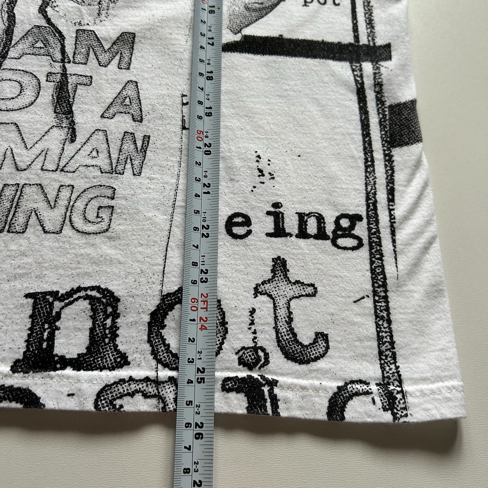 Rap Tees × Vintage Vintage Lil Wayne AOP T Shirt Medium White Y2K Hip Hop Promo Size US M / EU 48-50 / 2 - 6 Thumbnail