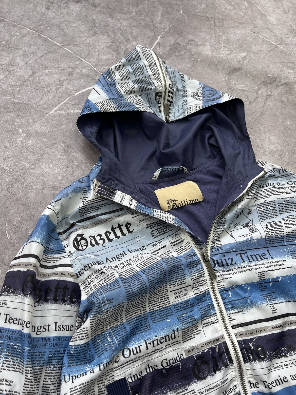 Designer × John Galliano VINTAGE RARE 90s gazette John Galliano nylon jacket Woman L Size L / US 10 / IT 46 - 3 Thumbnail