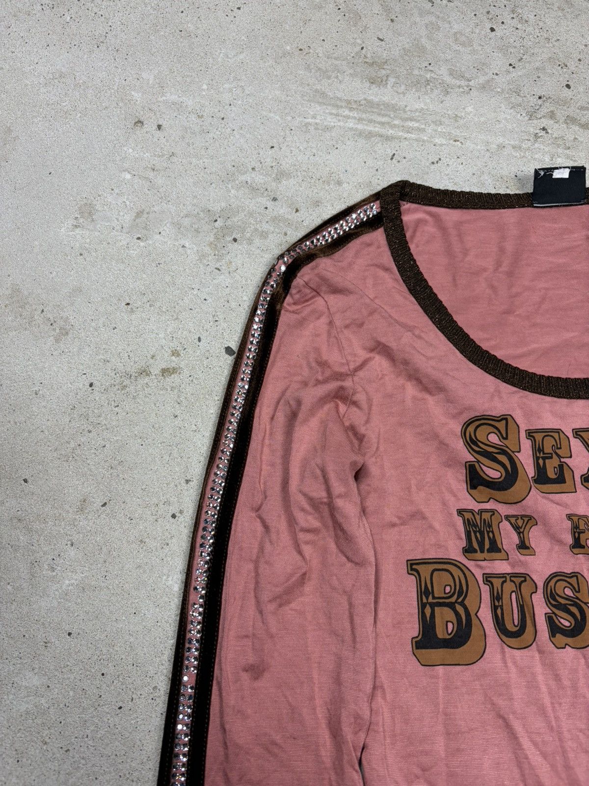 Dolce & Gabbana 2000s Dolce & Gabbana „Sex is my favorite business” Top Size M / US 6-8 / IT 42-44 - 5 Thumbnail