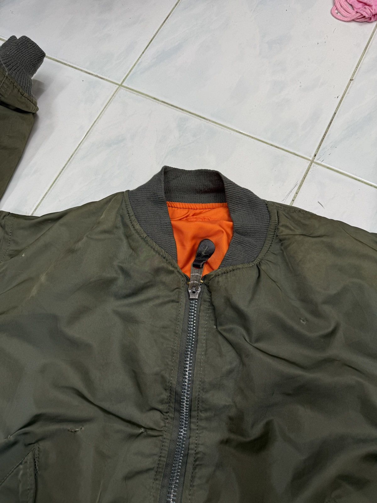 🔥🔥🔥ARCHIVE VINTAGE ALPHA INDUSTRIES MA1 BOMBER FLIGHT JACKET