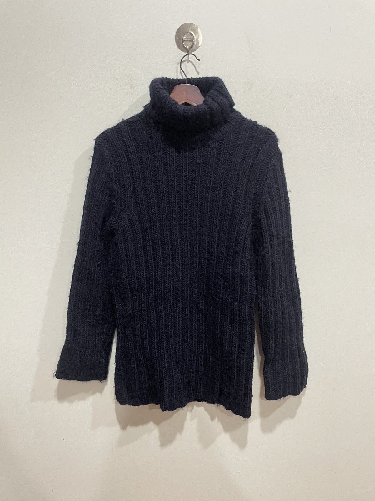 CABANE de ZUCCa Cabane de Zucca Turtleneck Black Sweatshirt Size M / US 6-8 / IT 42-44 - 2 Thumbnail