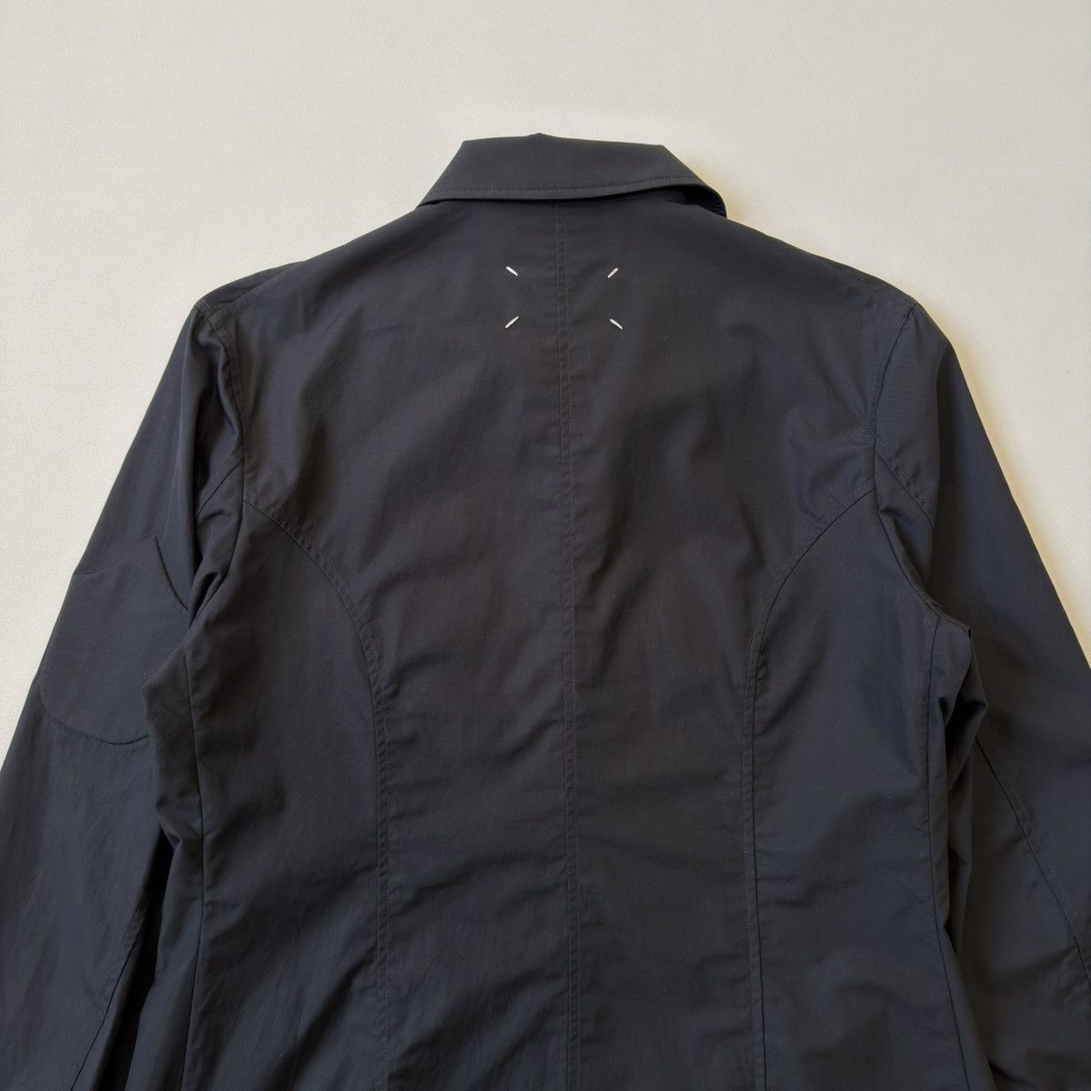Maison Margiela S/S 19 Black Cotton Military Patch Over Shirt Size US M / EU 48-50 / 2 - 14 Thumbnail