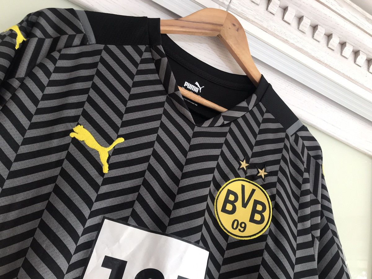 Puma Borussia Dortmund 2021-2022 Away Soccer Jersey Football Kit Size US S / EU 44-46 / 1 - 7 Thumbnail