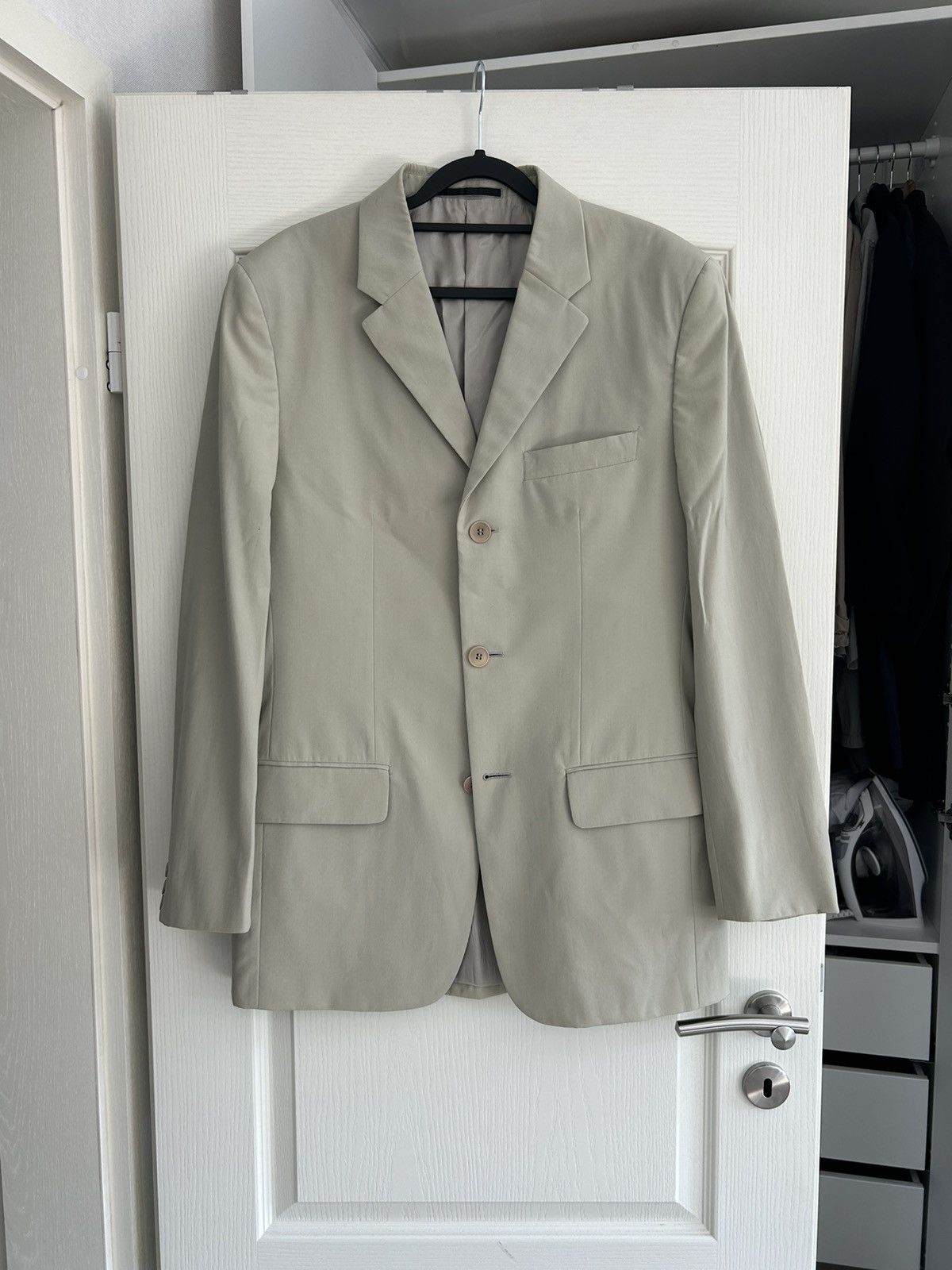 Calvin Klein 205W39NYC Calvin Klein Collection Runway Suit 1990s Size 48R - 1 Thumbnail