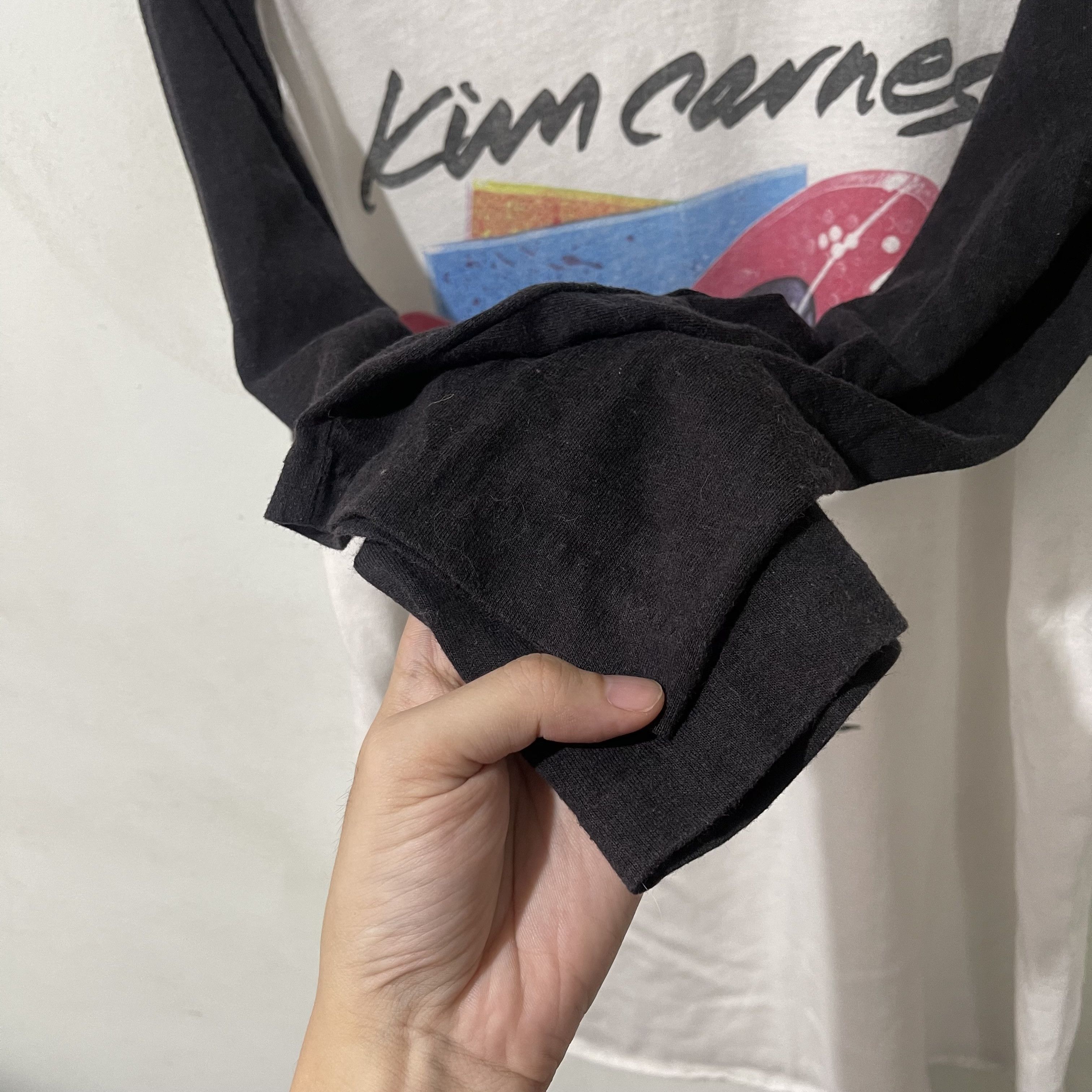 Band Tees Vintage 1981 Kim Carnes Bette Davis Eyes Raglan Shirt Size US XL / EU 56 / 4 - 6 Thumbnail