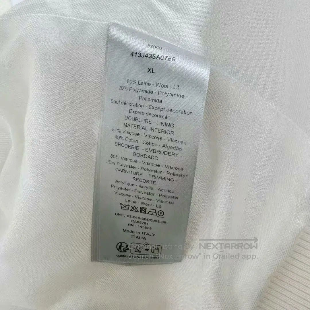 Dior dior dragon year logo wool baseball jacket. Size US XL / EU 56 / 4 - 3 Thumbnail