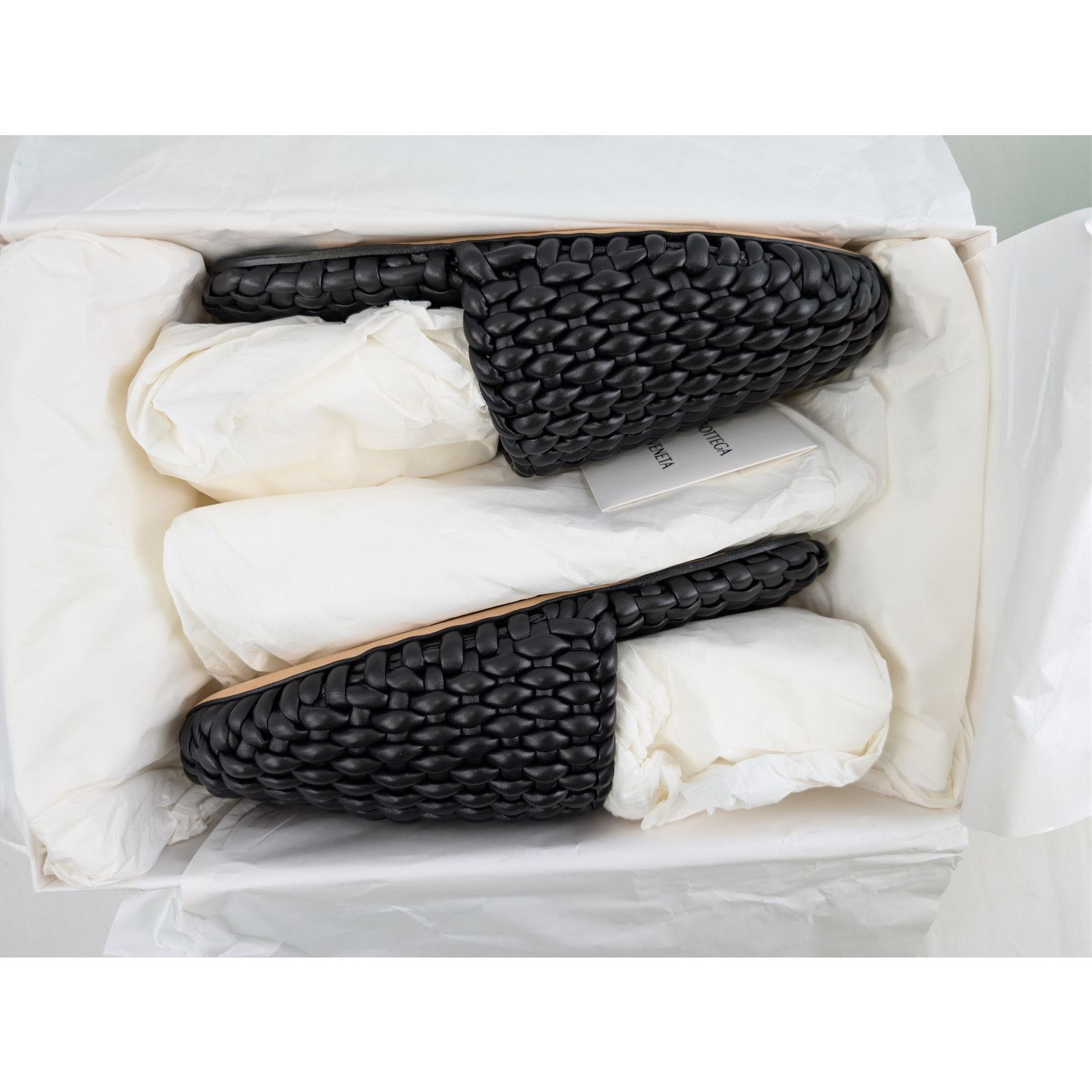 Bottega Veneta o1rshd1 Rubber Cloud Weave Squid Slipper in Black 41 Size US 8 / EU 41 - 15 Thumbnail