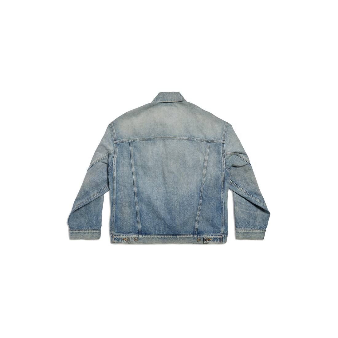Balenciaga o1in1g0925 Hourglass Jacket in Light Blue Size XS / US 0-2 / IT 36-38 - 2 Thumbnail