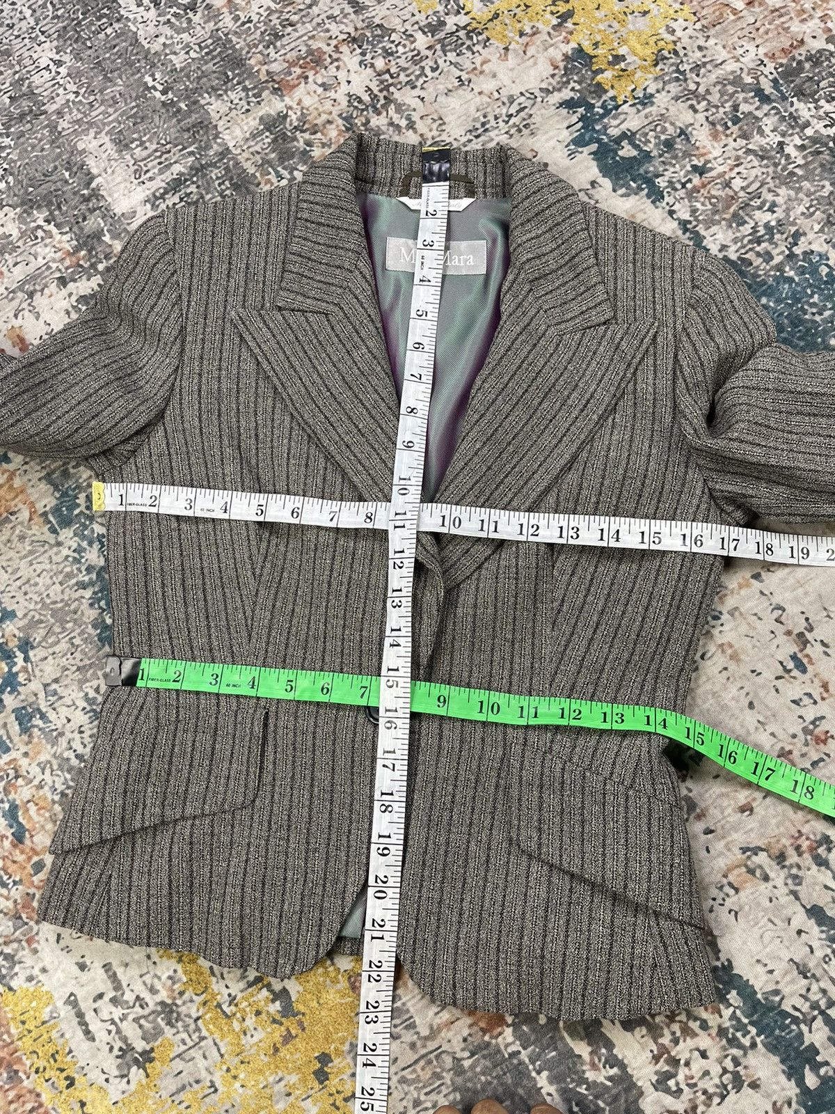 Max Mara MaxMara Lycra Sensation Notch Lapel Blazer Size XS / US 0-2 / IT 36-38 - 8 Thumbnail