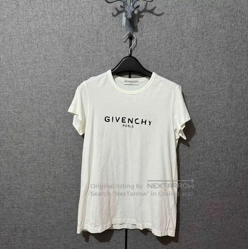 Givenchy Women's White Logo T-shirt XS .