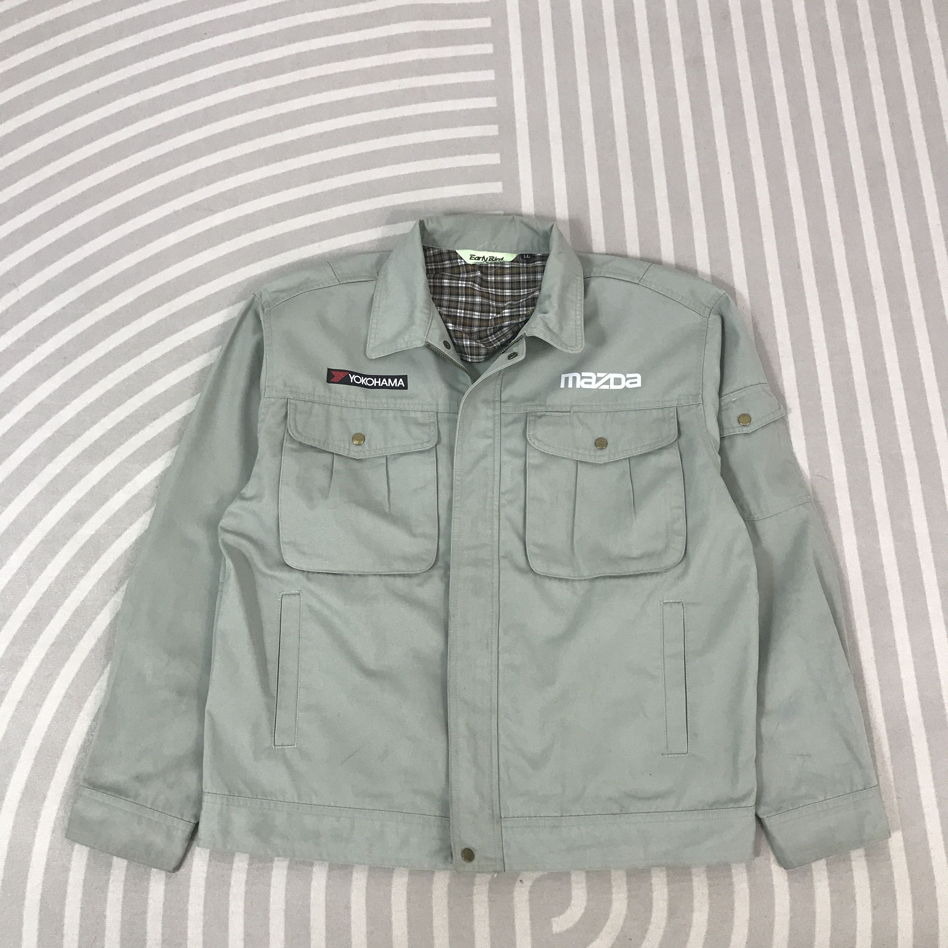 Sports Specialties Vintage Mazda Jacket Motorsport custom Jacket K62B14 Size US L / EU 52-54 / 3 - 3 Thumbnail